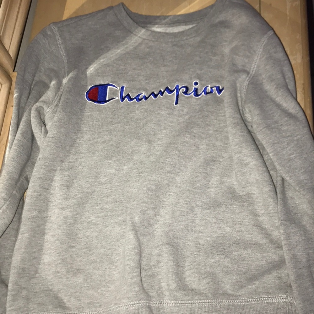 a champion sweatshirt